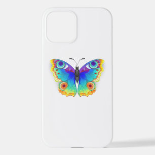 Vlinder Regenboog Pauwenoog iPhone 12 Hoesje