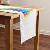 Vlinder Regenboog Pauwenoog Korte Tafelloper (Voorbeeld)