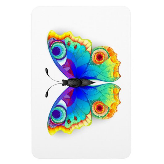 Vlinder Regenboog Pauwenoog Magneet (Verticaal)