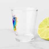 Vlinder Regenboog Pauwenoog Shot Glas (Rechts)