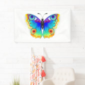Vlinder Regenboog Pauwenoog Spandoek (Insitu)