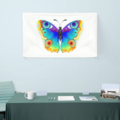 Vlinder Regenboog Pauwenoog Spandoek (Beurs)
