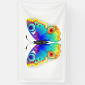 Vlinder Regenboog Pauwenoog Spandoek (Verticaal)