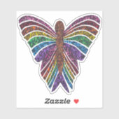 Vlinder Regenboog - Sticker (Vel)