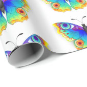 Vlinder Regenboog Vlinderoog Cadeaupapier (Rol Hoek)