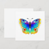 Vlinder Regenboog Vlinderoog Kaart (Voorkant / Achterkant)