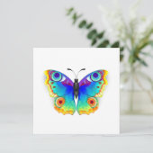 Vlinder Regenboog Vlinderoog Kaart (Staand voorkant)