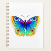 Vlinder Regenboog Vlinderoog Pauw Planner (Voorkant)