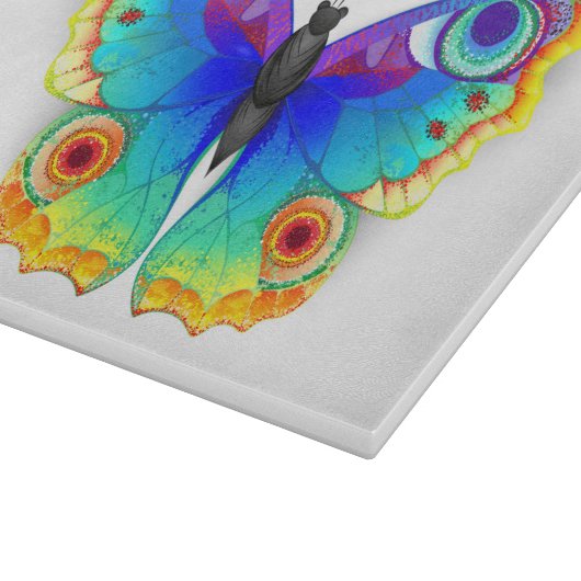 Vlinder Regenboog Vlinderoog Pauw Snijplank (Hoek)