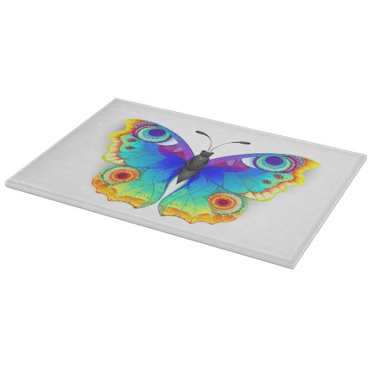 Vlinder Regenboog Vlinderoog Pauw Snijplank (Hoek)