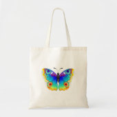 Vlinder Regenboog Vlinderoog Pauw Tote Bag (Voorkant)