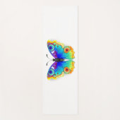 Vlinder Regenboog Vlinderoog Pauw Yogamat (Voorkant)