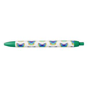 Vlinder Regenboog Vlinderoog Pauw Zwarte Inkt Pen