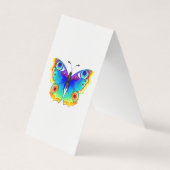 Vlinder Regenboog Vlinderoog Visitekaartje (Voorkant)