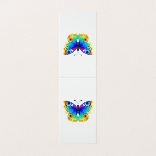 Vlinder Regenboog Vlinderoog Visitekaartje (Buitenkant ongevouwen)