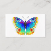 Vlinder Regenboog Vlinderoog Visitekaartje (Voorkant)