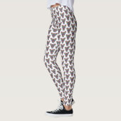 Vlinder Regenboog (wit) - Broek Leggings (Links)