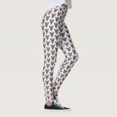 Vlinder Regenboog (wit) - Broek Leggings (Rechts)