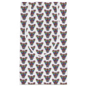 Vlinder Regenboog (wit) - Cadeautas (Voorkant)