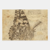 vlinder | Robuuste stijl | Ontkoppeling Inpakpapier Vel (Voorkant 2)