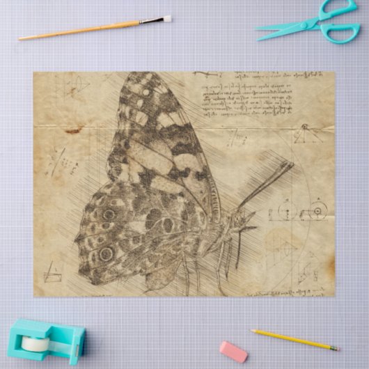 vlinder | Robuuste stijl | Ontkoppeling Tissuepapier (Craft)