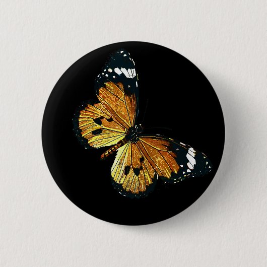Vlinder Ronde Button 5,7 Cm (Voorkant)