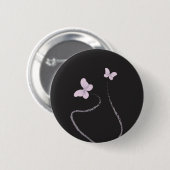 vlinder ronde button 5,7 cm (Voorkant /achterkant)