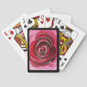 Vlinder Roos Schilderij van Alfred Fox Pokerkaarten (Achterkant)