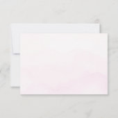 Vlinder Roze Paars Goud Meisje 1e Verjaardag Foto Bedankkaart (Achterkant)