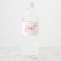 Vlinder Roze Strik Baby Shower