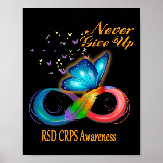 Vlinder Rsd Crps Bewustzijn  Poster (Voorkant)