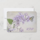 Vlinder RSVP op Sering Kaart (Voorkant)