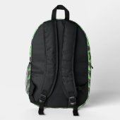 Vlinder Rugzak (groen) - Backpack (Achterkant)