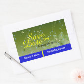  Vlinder Save the Date Groene Stickers (Envelop)