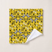 Vlinder Scandinavische volkskunst Bad Handdoek (Wasdoekje)