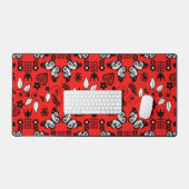 Vlinder Scandinavische volkskunst Bureaumat (Keyboard & Muis)