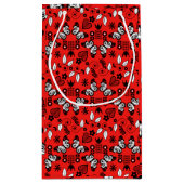 Vlinder Scandinavische volkskunst Klein Cadeauzakje (Achterkant)