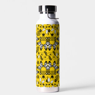 Vlinder Scandinavische volkskunst Waterfles