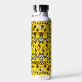 Vlinder Scandinavische volkskunst Waterfles (Rechts)