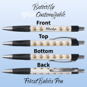 Vlinder, Schattige grillig meisje vliegend insect Pen