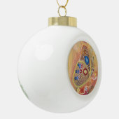 Vlinder schilderen Keramische Bal Decoratie (Links)