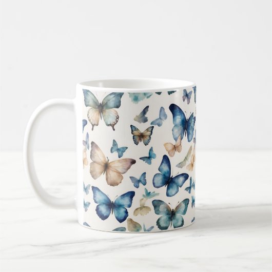 Vlinder Schoonheden Koffiemok (Links)