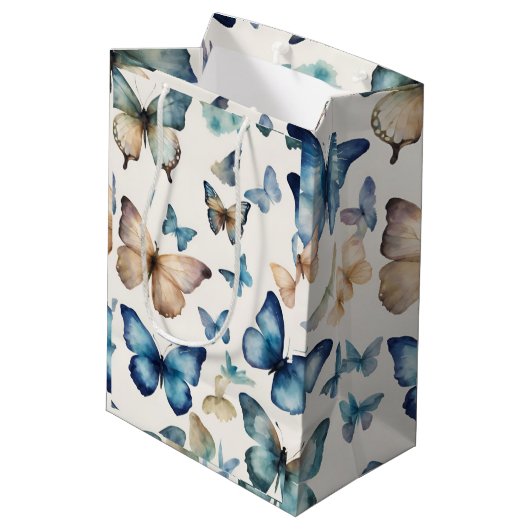 Vlinder Schoonheden Medium Cadeauzakje (Achterkant Gekanteld)