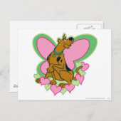  vlinder Scooby-Doo Briefkaart (Voorkant / Achterkant)