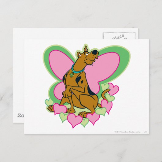  vlinder Scooby-Doo Briefkaart (Voorkant / Achterkant)