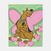  vlinder Scooby-Doo Fleece Deken (Voorkant)