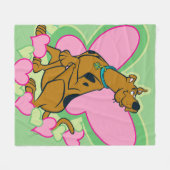  vlinder Scooby-Doo Fleece Deken (Voorkant (Horizontaal))