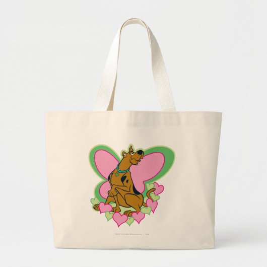  vlinder Scooby-Doo Grote Tote Bag (Voorkant)