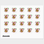 vlinder Scooby-Doo Ronde Sticker (Vel)