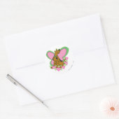 vlinder Scooby-Doo Ronde Sticker (Envelop)